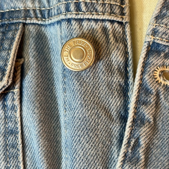 BNWT Free People We The Free Marci Denim Coveralls - Picture 8 of 15